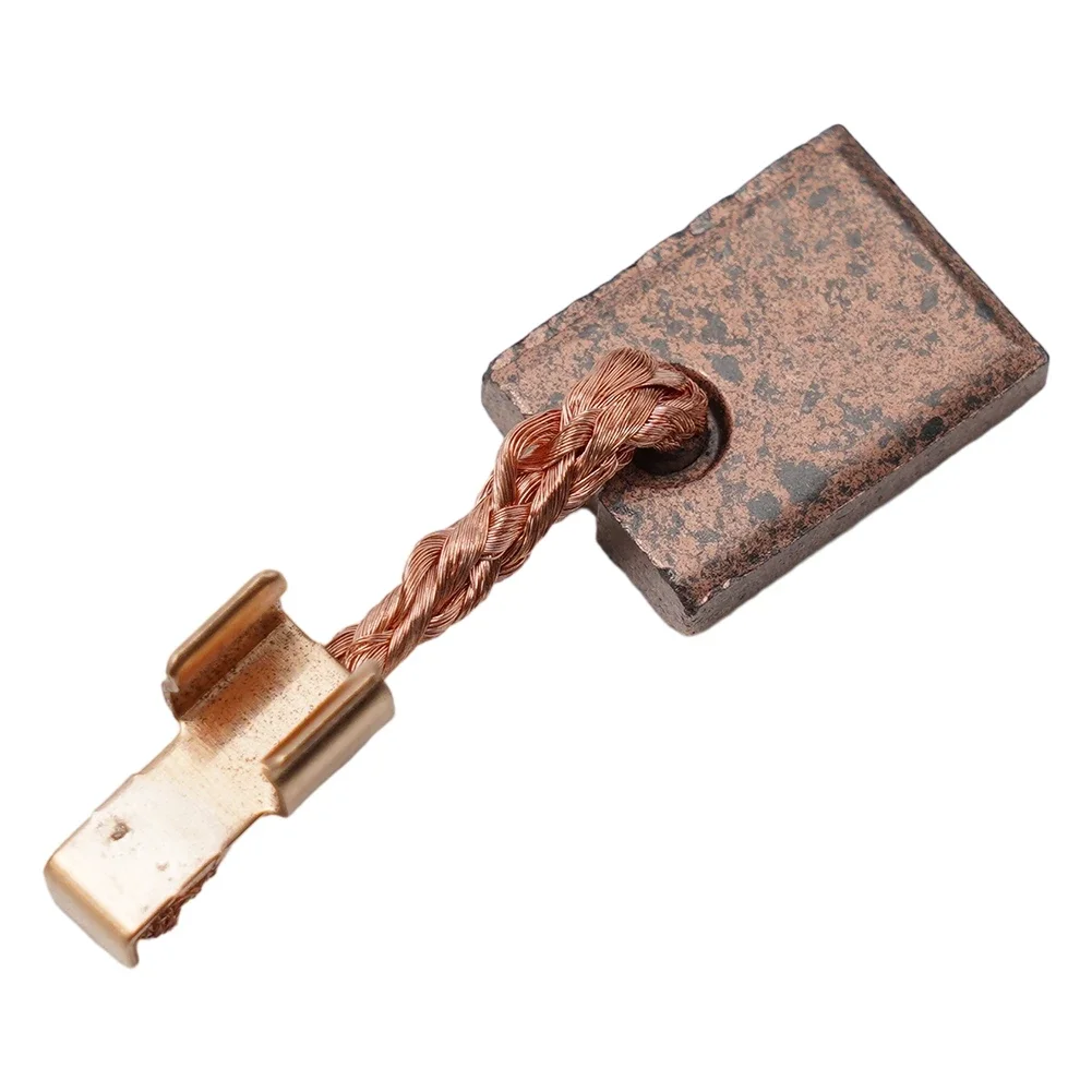 

High Quality Practical Carbon Brushes Power Tool Accessory 0.51 X 0.39 X 0.11 Inches 4pcs Reliable Replacement