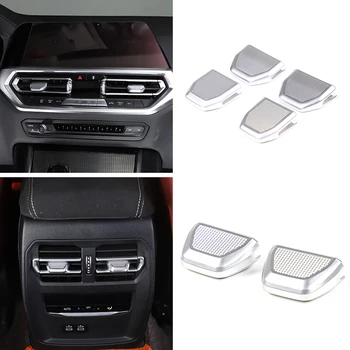 Copertura per Griglia di Ventilazione Condizionatore Auto Anteriore Posteriore con Clip e Manopola di Regolazione per BMW F40 F44 F70 F74 F22 F23 G42 G87