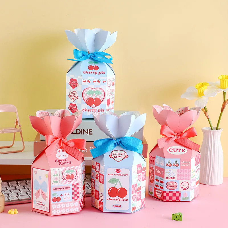 

12 шт. креативная мультяшная Подарочная коробка Рождественские яблочные Конфеты упаковочные коробки для дня рождения Детские сладкие коробки