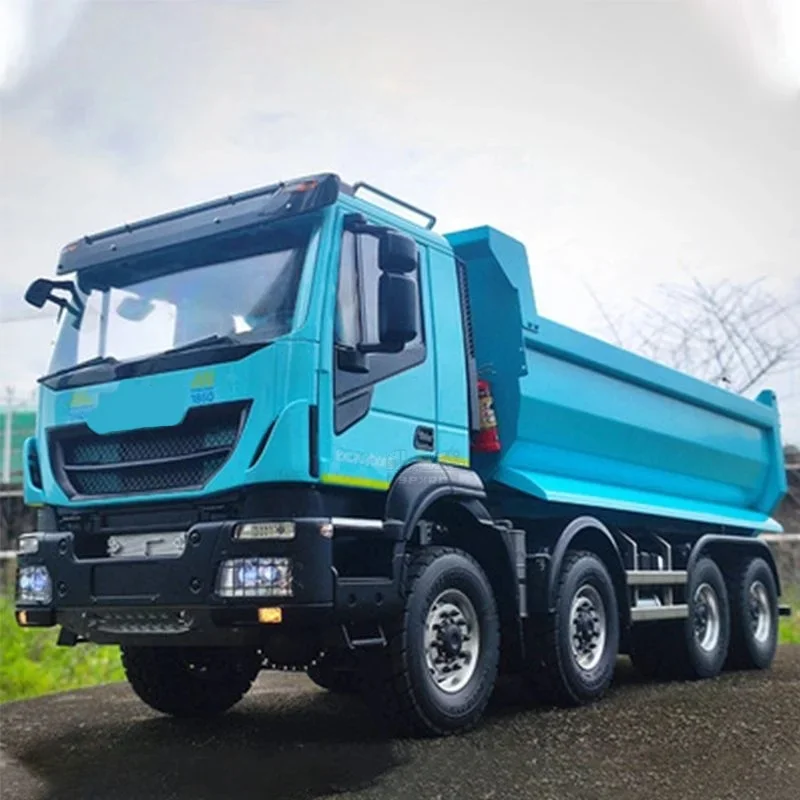 

Дифференциальный блокировочный мост Fury Bear 1/14 8X8, покрытие для гидравлического самосвала, запчасти для Tamiya Lesu Scania Man Actros Volvo