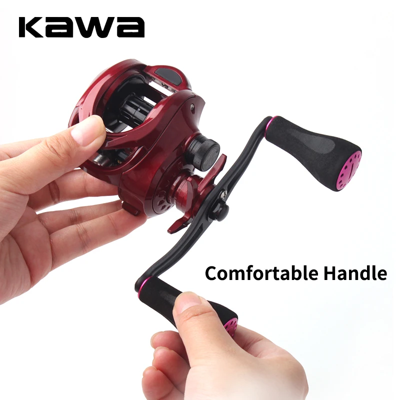 Kawa Fishing Reel Handle Metal Handle With Eva Knobs Length 120mm 38.8g/pc Suit D/A/S Casting Fishing Reel DIY Tackles Accessory