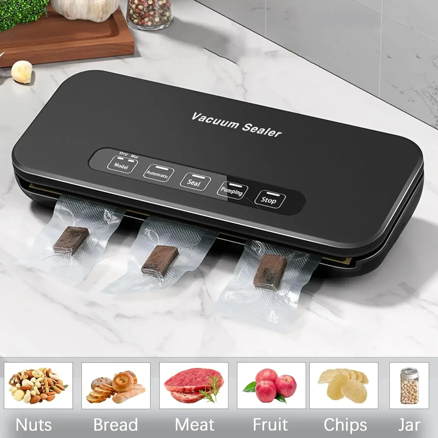 Vacuum Sealer Machine Dry/Moist with Starter Kit