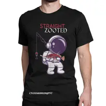 T shirt d'astronaute en pur coton pour hommes, col rond, Harajuku, nouveauté 