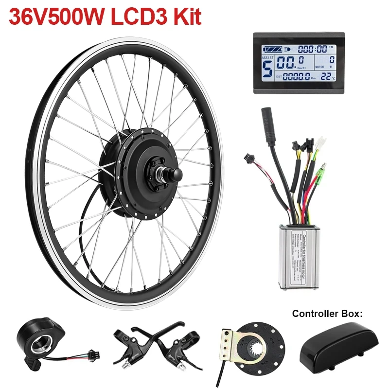 電動自転車フロントリアホイールハブモーター 36V 48V 350W 500W мотор