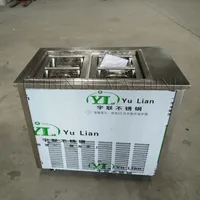 40 Pcs Mold Electric Ice Cream Maker Machine W/ Compressor Fridge Popsicle Machine Stainless Steel Yogurt Milk Commercial 1
