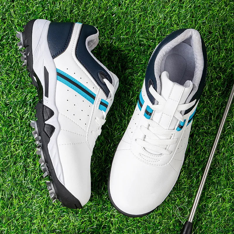 

New Luxury Golf Shoes Men Women Non-Slip Walking Shoes Light Golfer Sneakers Spikes Golfing Footwear