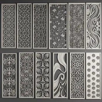 Garden Fencing Trellis Gates  Courtyard Aluminium Laser Cut Gates Perforated Garden Gates Decorative Aluminum Fence 4
