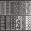 Garden Fencing Trellis Gates  Courtyard Aluminium Laser Cut Gates Perforated Garden Gates Decorative Aluminum Fence 4