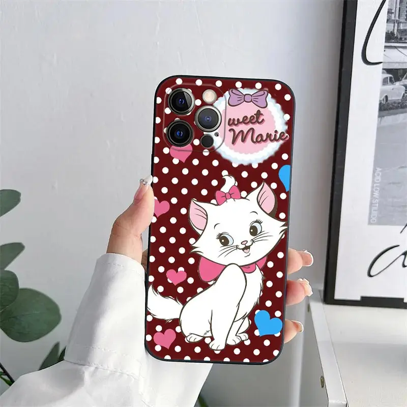 Cute Cartoon Marie Cat Phone Case - Fun and Stylish Protective Cover