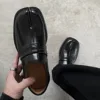 Tabi Shoes Loafers for Men and Women Split Toe Thick Sole Platform Casual Leather Shoes Spring Autumn Fashion Shoes 1