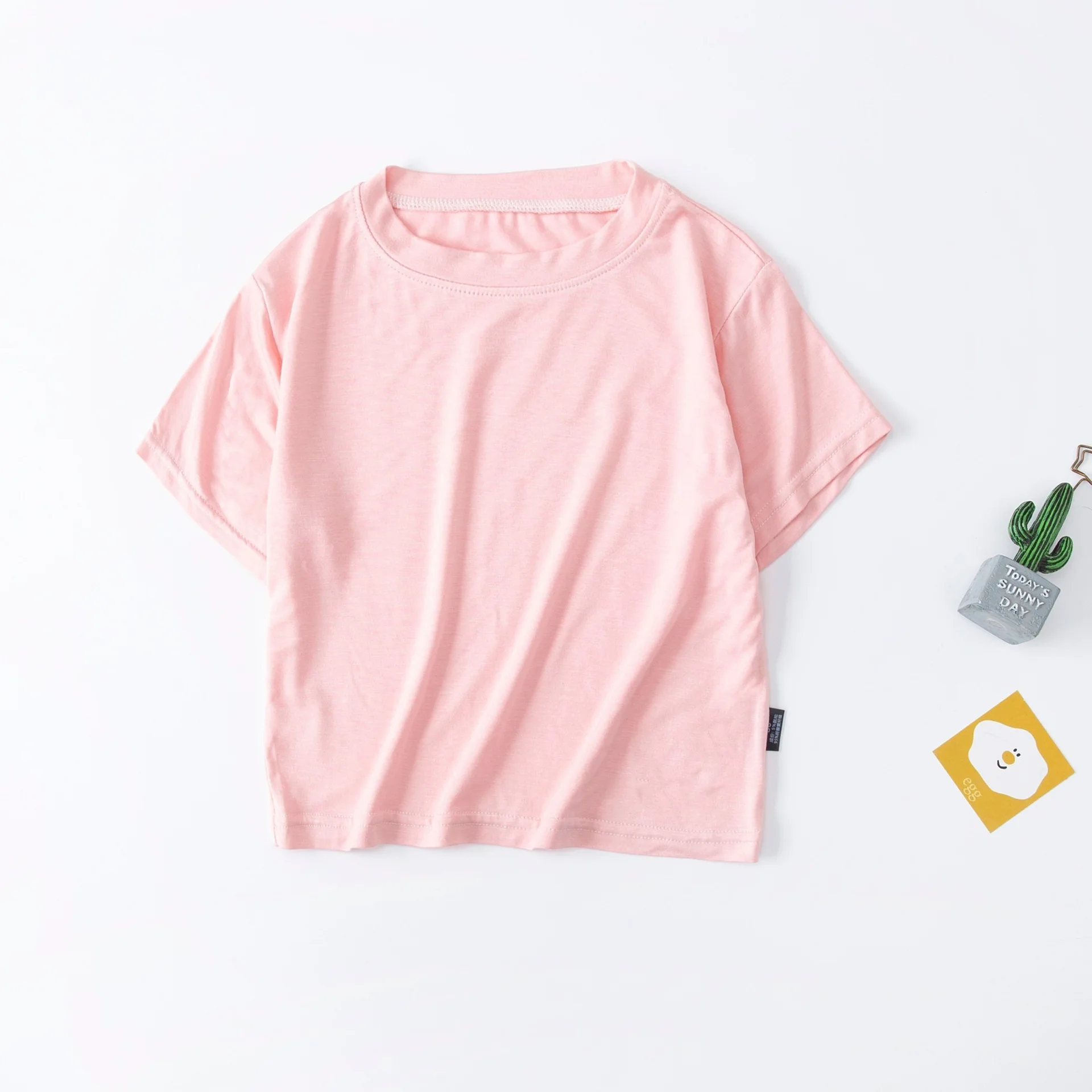 Cotton T Shirt Modal T-shirt Summer Korean Version Baby Girls Boys Tops Kids Clothes T-shirts Casual Fashion Short Sleeve Shirt Thin Infant Tee