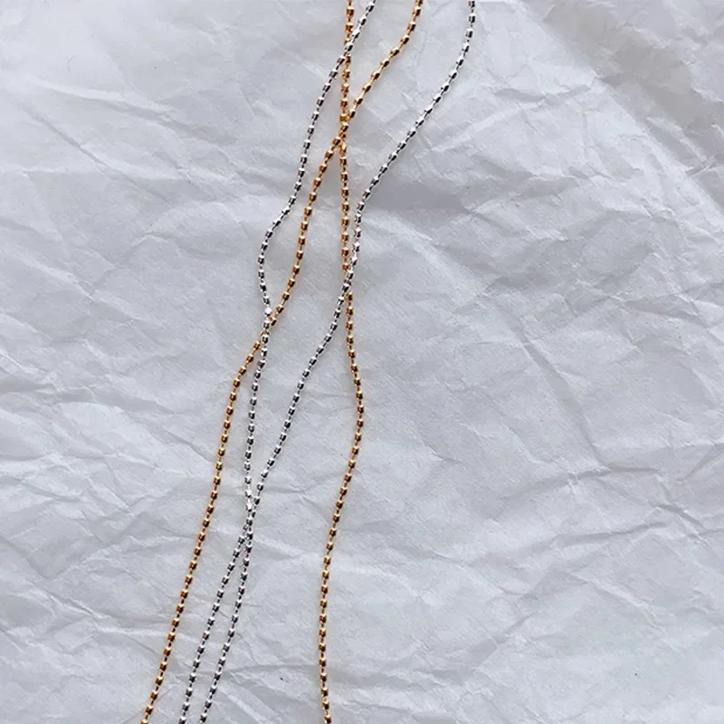 40cm Ultra-thin Nail Art Metal 0.8mm Steel Chain Nail Decor Ecorations Accessories Cutable Jewelry Drill Rhinestones for Nails 6