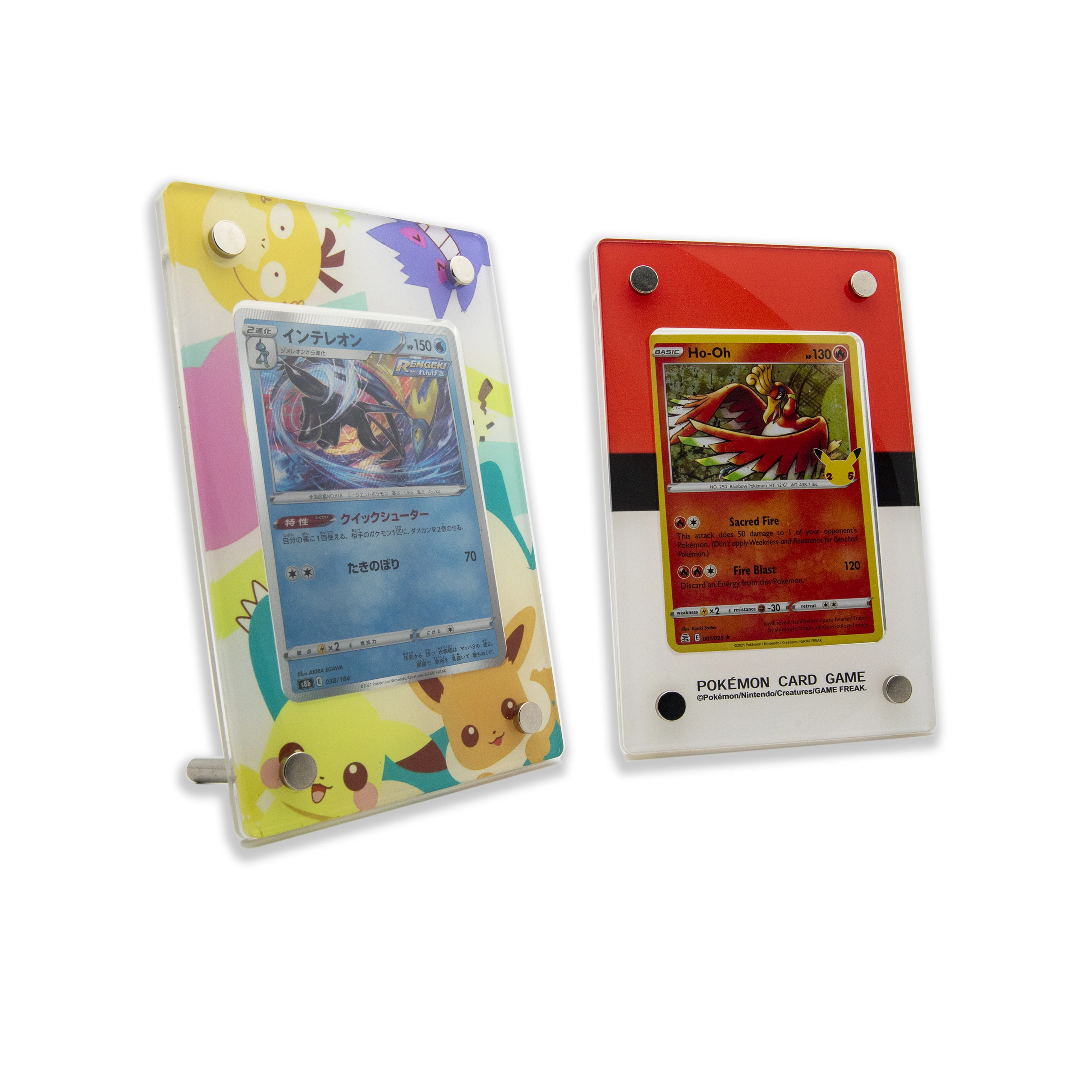 1PCSAcrylicPokemonCardsHolderWithScrewdownForPokmonPikachuCollectionPhotocardAlbum