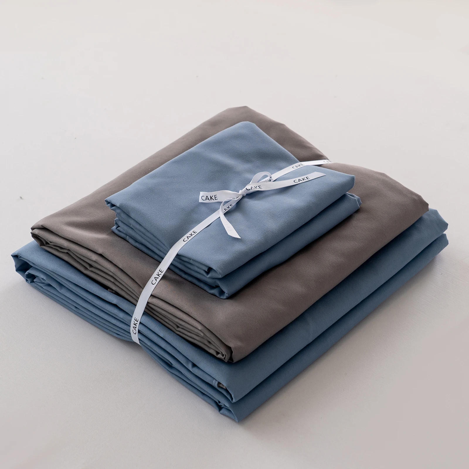 Cotton Bedding Set YanYangTian Bed Linen Bedding set Washed Cotton Four-Piece Bed Sheets Set Comfort Sets Solid Christmas Couple Quilt Cover