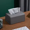Household Waterproof Paper Box Desktop Napkin Storage Container Wide Mouth Tissue Boxes Practical Storage Supplies 4