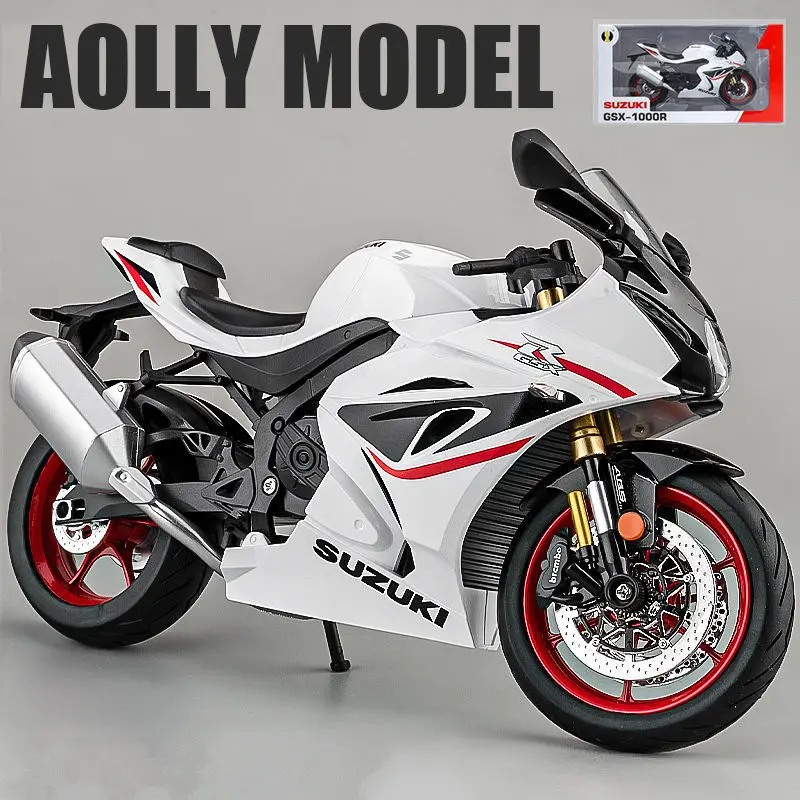 ミニカー SUZUKI GSX-R1000R 1/18 2021 Suzuki GSX-R1000R Motorcycle Model Diecast Toy