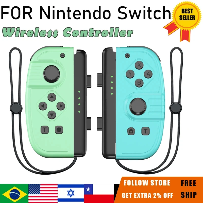 

For Nintendo Switch/iOS/Android/PC Wireless Bluetooth Game Controller Trubo Control Console Joystick With Gyro/Wake-Up Function