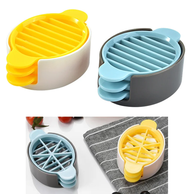 Egg Slicer Cutter Multifunctional Egg Cooking Tools Kitchen Manual Slicer