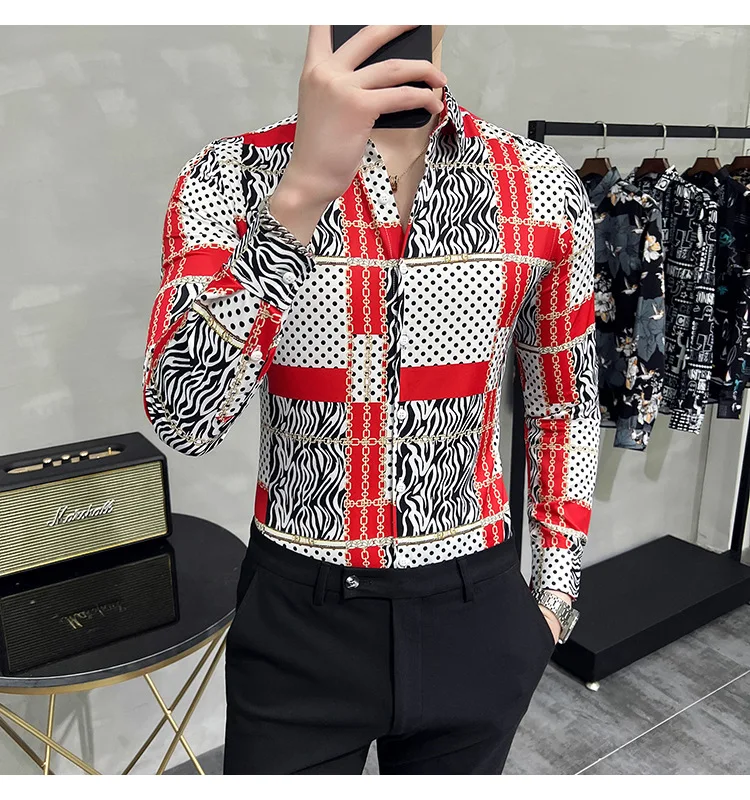 Mange farlige situationer roterende Skinnende Luxury Shirt Mens Dress Shirts | Luxury Shirt Men Sleeve Shirts - Luxury  Vintage - Aliexpress