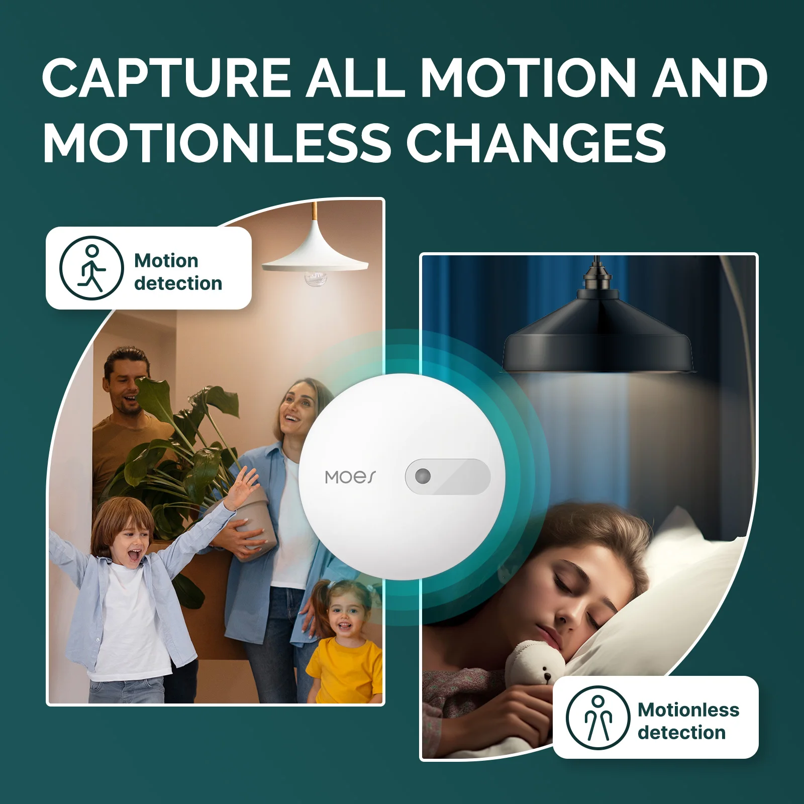Human Presence Sensor ZigBee Human Presence Sensor Detector Radar Wave Detection Sensor Home Security Tuya Smart Human body Exists