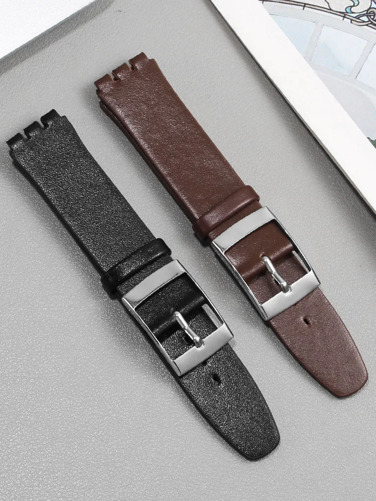 Elegant Genuine Leather Watch Strap - Soft Cowhide Band