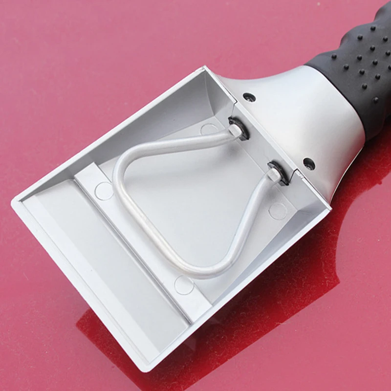 EAFC Car Ice Scraper Snow Shovel Windshield Ice Glass Scraper Brush windshield shovel snow shovel snow ice scraper ice deicing tool For Car 12V Winte Electric Heated Windshield Defrost Snow