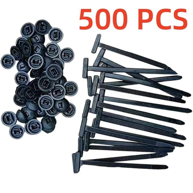 Nylon Cable Ties 500/10 Pcs Nylon Universal Cable Tie Buckle Heavy Duty Self-Locking Multipurpose Plastic Tool