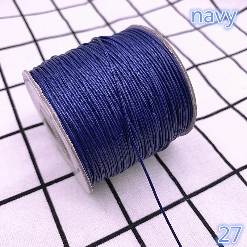 0.5mm 10meters Waxed Cord Waxed Thread Cord String Strap Necklace Rope Beads for Jewelry Making DIY Bracelet Accessories