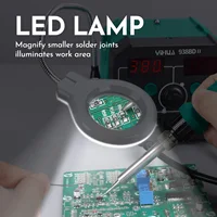YIHUA 938BD-II 740W Hot Air Gun Rework Station Soldering Iron Solder Station with LED Lamp 2