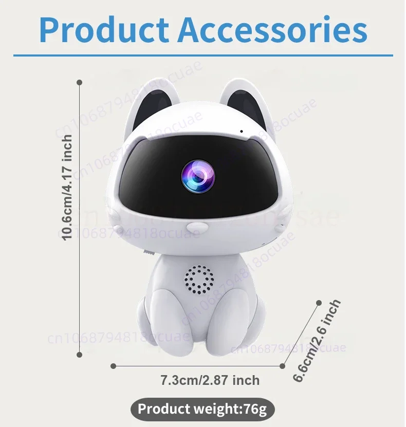Mini HD WIFI Lovely Voice Remote Video Calls Camera  Home Intelligent Monitoring