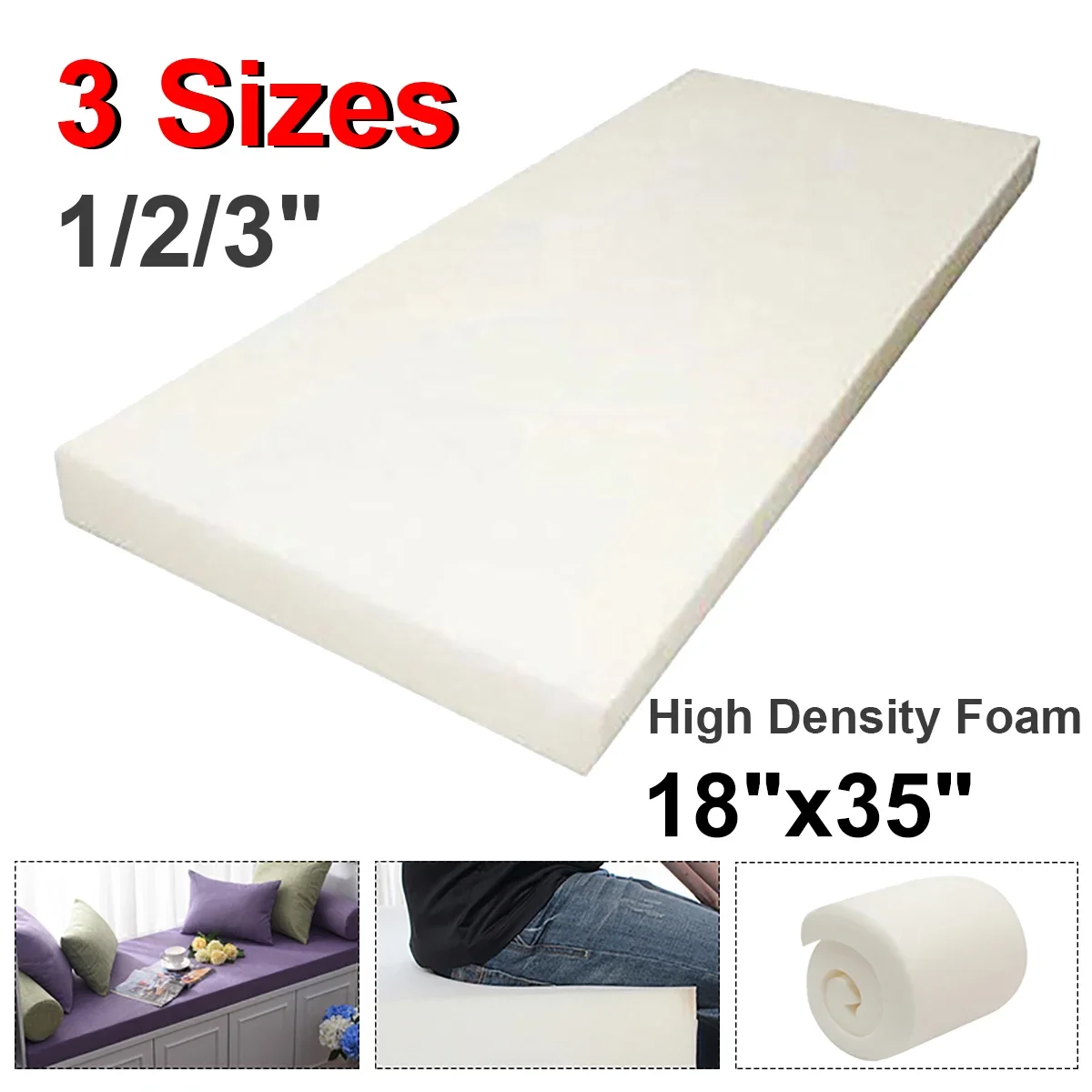 High Density 45x90cm Elastic Sponge Folding Sofa Special Sponge