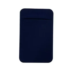 Universal Silicone Card Holder for Cellphones - Stylish and Durable (Navy Blue)
