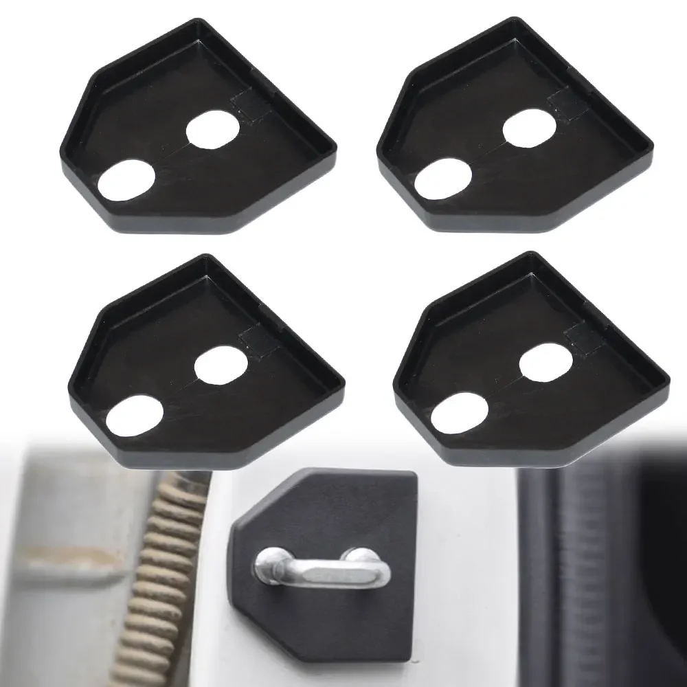 4 db fekete műanyag csattal ellátott korróziógátló autóajtózár védőburkolat kiegészítők Subaru Forester Legacy XV-hez_voghion.com