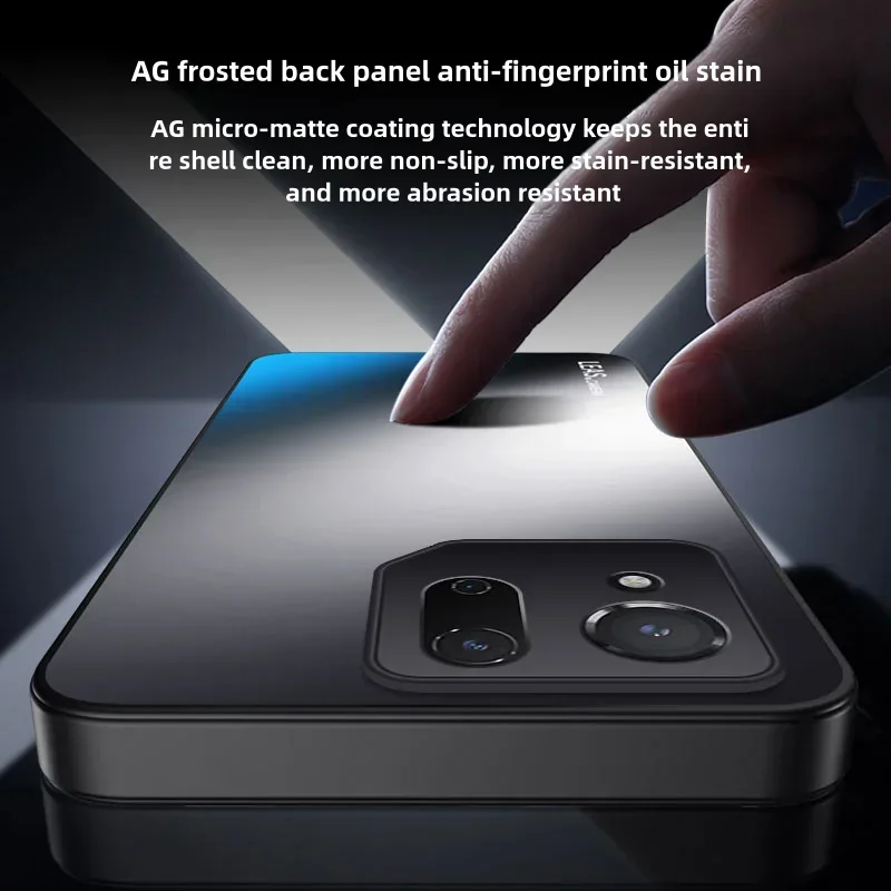 Matte Frosted Ring Car Magnetic Holder Case with 360° Rotating Bracket