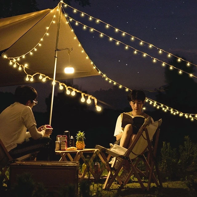 Battery Powered String Lights Outdoor Camping Tent LED Atmosphere Lamp  Fairy Light for Garden Wedding Birthday BBQ Party Decor - AliExpress