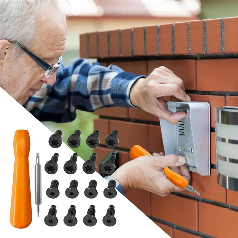 A82X-Doorbell Screws Disassembly Screwdriver Ring Replacement Security Screws Compatible With Video Anti-Theft Doorbell