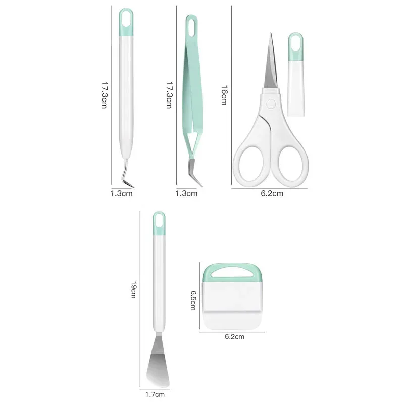 Fromtheon 조각 키트 스티커 절단 도구 가위 트위저, DIY 수제 종이 절단 도구, 사무실 문구 용품