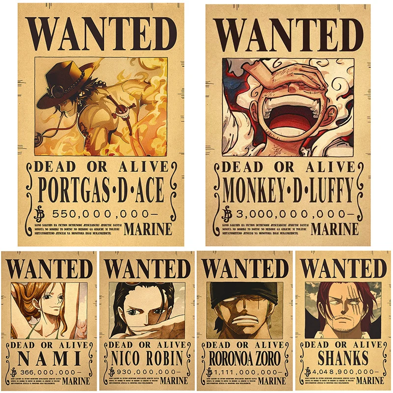 One Piece Wanted Poster - Buy the best product with free shipping