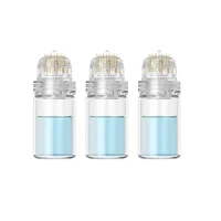 Embouts de remplacement pour micro-infusion Hydra 0,25 mm 0,5 mm, 20 embouts en titane doré pour micro-aiguilles, applicateur de sérum et d'huile pour la croissance des cheveux 1