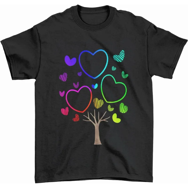 

Футболка с изображением растительного дерева на заказ, подарок для новорожденного, ребенка, мамы, Классическая футболка, 100 хлопок