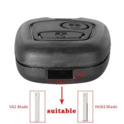 Premium Remote Car Key Shell Fob Case Cover by KEYYOU for 9mm X 3mm