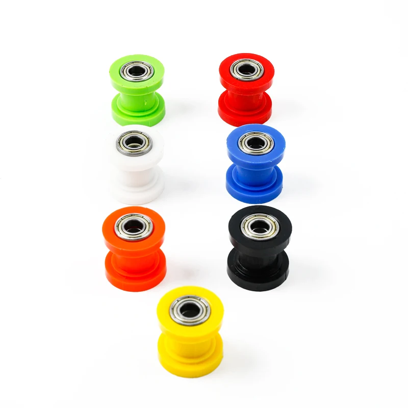 8/10mm Drive Chain Roller Pulley Wheel Slider Tensioner Wheel Guide For Enduro Motocross Motorcycle PIT Dirt Bike ATV CRF CR XR