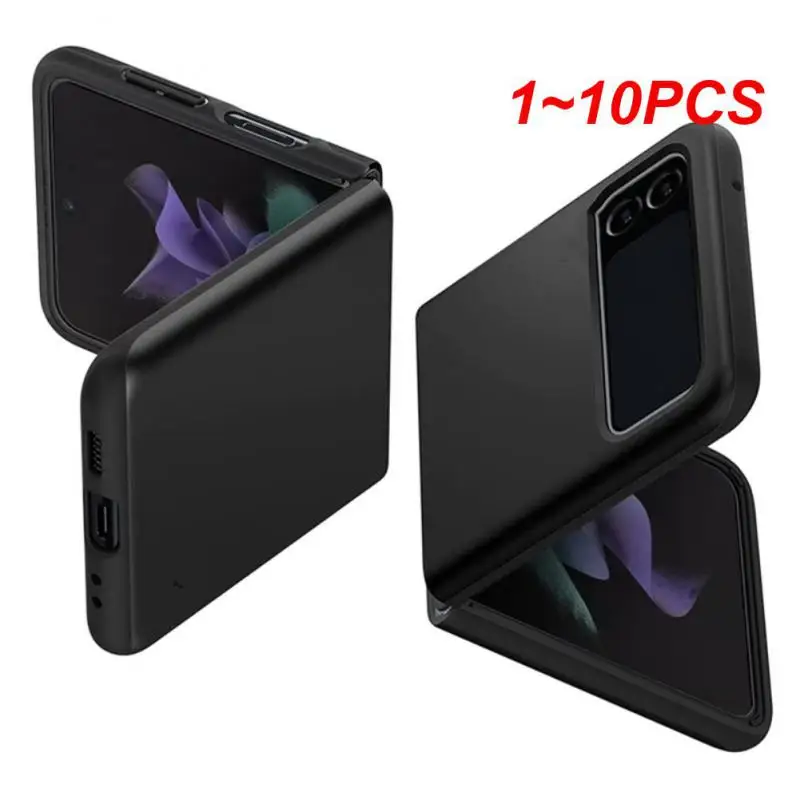 1 ~ 10 Pezzi Copertura Protettiva Guscio Paraurti Posteriore Trasparente Per Galaxy Z Flip 3 5G Custodia Per Galaxy Z Flip 3 Antiurto Tinta Unita