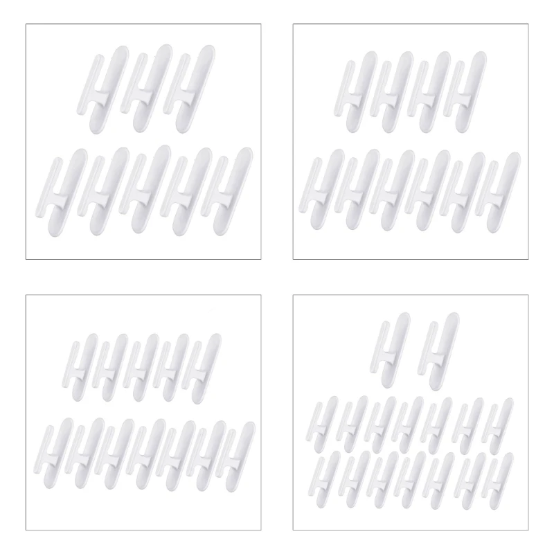 

Self-Adhesive Curtain Hooks for Wall Window Curtain String Holder Set for Curtain Cord Management & Fixation