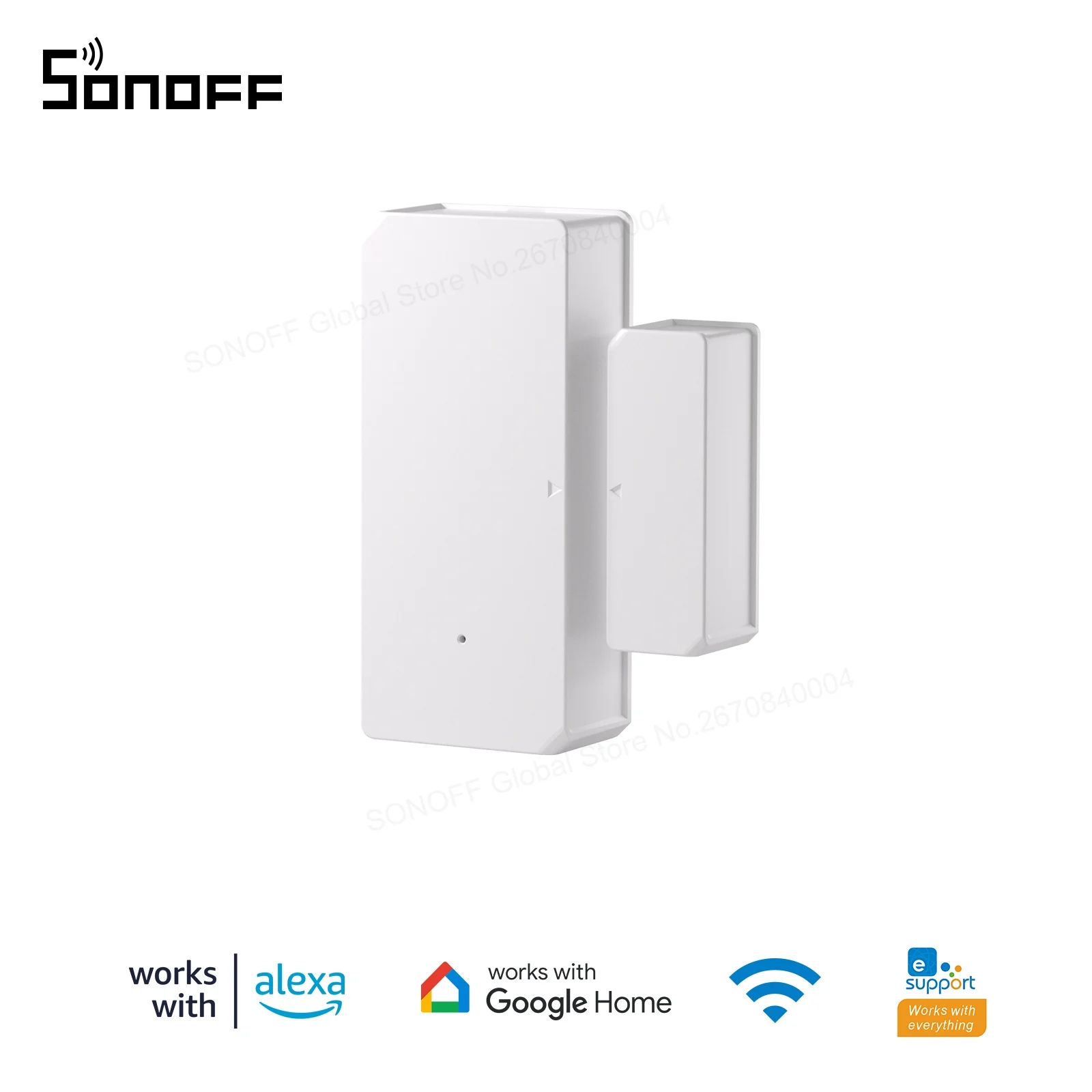 

SONOFF DW2 WiFi Smart Home Security Door Window Sensor eWeLink App Notification Alerts Work with Alexa Google Home