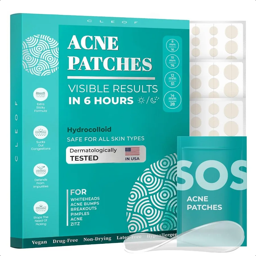 Vegan Acne Patches for Overnight Pimple Treatment