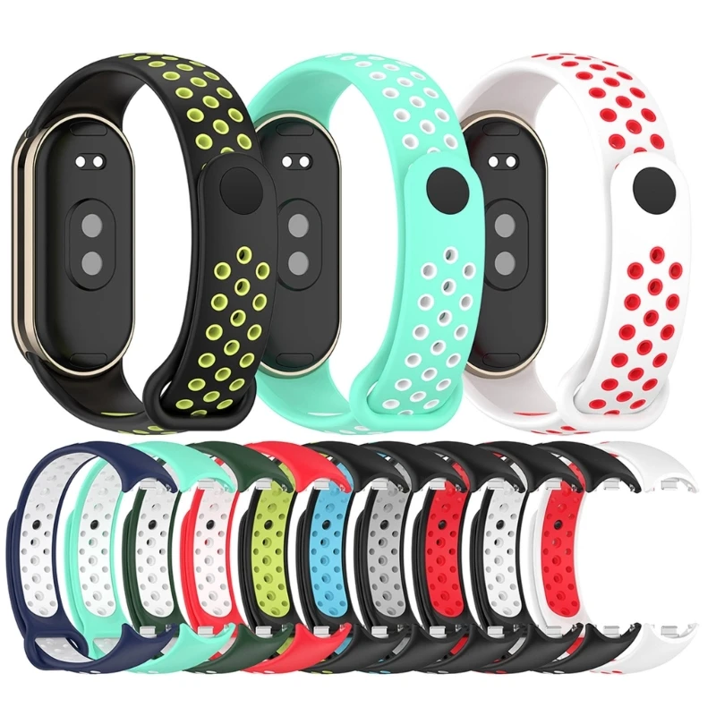 

Lightweight Silicone Replacement Band Soft & Waterproof Silicone Wristband Watch Spare Part fitting for Band8 Drop Shipping