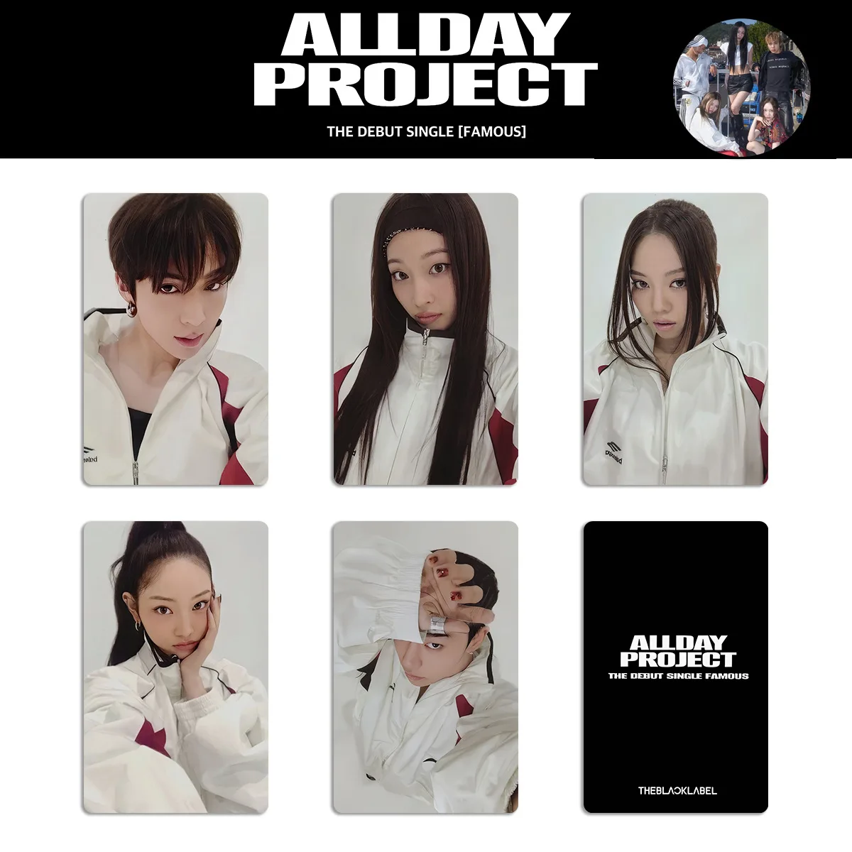 kpop ADP peripheral FAMOUS album small card ALLDAY PROJECT