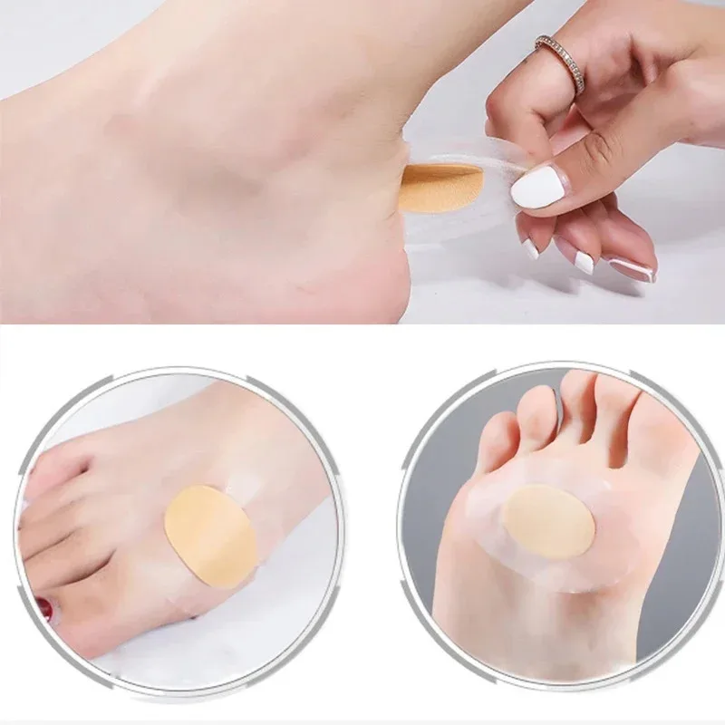 20/30pcs Gel Grip Heel Protectors Adhesive Foot Patches Blister Pads Heel Liners Shoe Stickers Plaster Foot Care Cushions