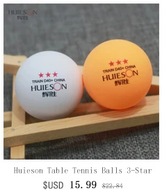 Description Picture 2 of itemHuieson 30 50 100 Pcs 3 Star 40mm+ 2.8g White Orange Table Tennis Balls English New Material Ping Pong Balls ABS Training Balls